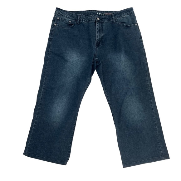 IZOD Relaxed Fit Comfort Stretch Straight Leg Jeans Size 40 x 30 Men's - Picture 1 of 5